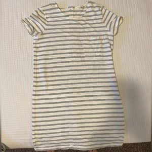 Madewell XS striped dress with buttons
